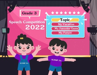 กิจกรรมการแข่งขันพูดภาษาอังกฤษ (Speech Competition) สำหรับนักเรียนระดับชั้นป.3