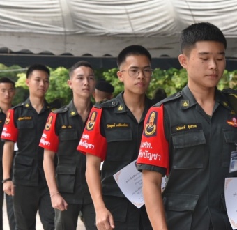 พิธีเปิดการฝึกและปฐมนิเทศนักศึกษาวิชาทหาร (ภาคปกติ) ประจำปีการศึกษา 2566