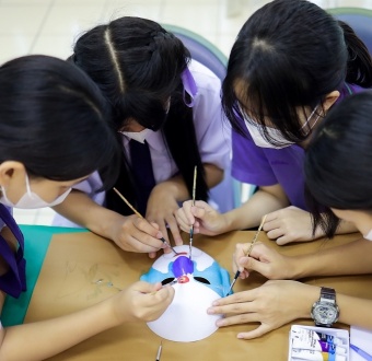กิจกรรมการเรียนรู้อุปรากรเสฉวนร่วมกับโรงเรียน Yucai No.7 Middle School Chengdu,China