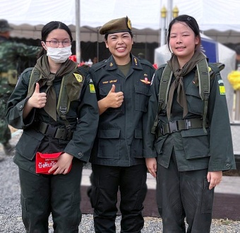 การฝึกภาคสนาม นักศึกษาวิชาทหาร ชั้นปีที่ 3 หญิง ประจำปี 2566