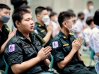 กิจกรรมหล่อเทียน และถวายเทียนพรรษา เนื่องในวันอาสาฬหบูชาและว ... Image 405
