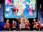 นักเรียนร่วมแสดงโขน เนื่องในงานประเพณีแห่พญายมสงกรานต์บางพระ ... Image 12