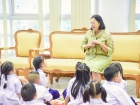 พิธีมอบตัวนักเรียนใหม่ ปีการศึกษา2562 Image 154
