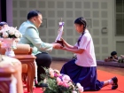 พิธีมอบเครื่องหมายเชิดชูเกียรติ และทุนนักกีฬาดีเด่น ประจำปีก ... Image 24