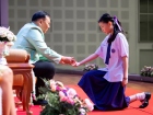 พิธีมอบเครื่องหมายเชิดชูเกียรติ และทุนนักกีฬาดีเด่น ประจำปีก ... Image 88