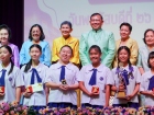 พิธีมอบเครื่องหมายเชิดชูเกียรติ และทุนนักกีฬาดีเด่น ประจำปีก ... Image 147