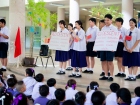 การประชุมรวมสมาชิกสี กีฬาสีสัมพันธ์ ครั้งที่ 21 ประจำปีการศึ ... Image 27