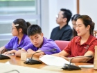พิธีมอบประกาศนียบัตรแก่ครอบครัวเจ้าภาพ โครงการแลกเปลี่ยนการศ ... Image 113