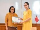 พิธีมอบประกาศนียบัตรแก่ครอบครัวเจ้าภาพ โครงการแลกเปลี่ยนการศ ... Image 81