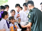 พิธีทำบุญตักบาตรข้าวสารอาหารแห้ง เนื่องในโอกาสวันเฉลิมพระชนม ... Image 145