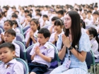 พิธีทำบุญตักบาตรข้าวสารอาหารแห้ง เนื่องในโอกาสวันเฉลิมพระชนม ... Image 258