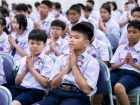 พิธีทำบุญตักบาตรข้าวสารอาหารแห้ง เนื่องในโอกาสวันเฉลิมพระชนม ... Image 298