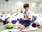 พิธีแสดงตนเป็นพุทธมามกะและการบริหารจิตเจริญปัญญา ระดับชั้นปร ... Image 10
