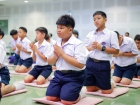 พิธีแสดงตนเป็นพุทธมามกะและการบริหารจิตเจริญปัญญา ระดับชั้นปร ... Image 16