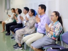 พิธีแสดงตนเป็นพุทธมามกะและการบริหารจิตเจริญปัญญา ระดับชั้นปร ... Image 18