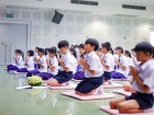 พิธีแสดงตนเป็นพุทธมามกะและการบริหารจิตเจริญปัญญา ระดับชั้นปร ... Image 40