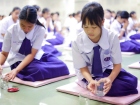 พิธีแสดงตนเป็นพุทธมามกะและการบริหารจิตเจริญปัญญา ระดับชั้นปร ... Image 56