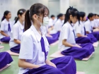 พิธีแสดงตนเป็นพุทธมามกะและการบริหารจิตเจริญปัญญา ระดับชั้นปร ... Image 59