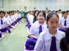 พิธีแสดงตนเป็นพุทธมามกะและการบริหารจิตเจริญปัญญา ระดับชั้นปร ... Image 69