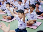 พิธีแสดงตนเป็นพุทธมามกะและการบริหารจิตเจริญปัญญา ระดับชั้นปร ... Image 76