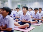 พิธีแสดงตนเป็นพุทธมามกะและการบริหารจิตเจริญปัญญา ระดับชั้นปร ... Image 81