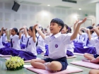 พิธีแสดงตนเป็นพุทธมามกะและการบริหารจิตเจริญปัญญา ระดับชั้นปร ... Image 82