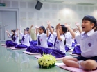 พิธีแสดงตนเป็นพุทธมามกะและการบริหารจิตเจริญปัญญา ระดับชั้นปร ... Image 83