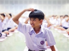 พิธีแสดงตนเป็นพุทธมามกะและการบริหารจิตเจริญปัญญา ระดับชั้นปร ... Image 85