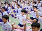 พิธีแสดงตนเป็นพุทธมามกะและการบริหารจิตเจริญปัญญา ระดับชั้นปร ... Image 88