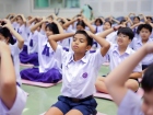 พิธีแสดงตนเป็นพุทธมามกะและการบริหารจิตเจริญปัญญา ระดับชั้นปร ... Image 90