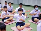 พิธีแสดงตนเป็นพุทธมามกะและการบริหารจิตเจริญปัญญา ระดับชั้นปร ... Image 91