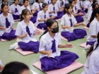 พิธีแสดงตนเป็นพุทธมามกะและการบริหารจิตเจริญปัญญา ระดับชั้นปร ... Image 95