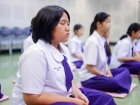 พิธีแสดงตนเป็นพุทธมามกะและการบริหารจิตเจริญปัญญา ระดับชั้นปร ... Image 111