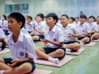 พิธีแสดงตนเป็นพุทธมามกะและการบริหารจิตเจริญปัญญา ระดับชั้นปร ... Image 121