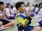 พิธีแสดงตนเป็นพุทธมามกะและการบริหารจิตเจริญปัญญา ระดับชั้นปร ... Image 136