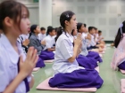 พิธีแสดงตนเป็นพุทธมามกะและการบริหารจิตเจริญปัญญา ระดับชั้นปร ... Image 137
