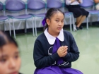 พิธีแสดงตนเป็นพุทธมามกะและการบริหารจิตเจริญปัญญา ระดับชั้นปร ... Image 139