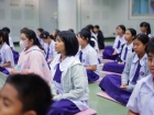 พิธีแสดงตนเป็นพุทธมามกะและการบริหารจิตเจริญปัญญา ระดับชั้นปร ... Image 147