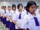 พิธีแสดงตนเป็นพุทธมามกะและการบริหารจิตเจริญปัญญา ระดับชั้นปร ... Image 151