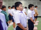 พิธีแสดงตนเป็นพุทธมามกะและการบริหารจิตเจริญปัญญา ระดับชั้นปร ... Image 156