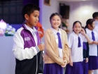 พิธีแสดงตนเป็นพุทธมามกะและการบริหารจิตเจริญปัญญา ระดับชั้นปร ... Image 203