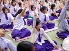พิธีแสดงตนเป็นพุทธมามกะและการบริหารจิตเจริญปัญญา ระดับชั้นปร ... Image 218