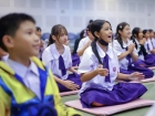 พิธีแสดงตนเป็นพุทธมามกะและการบริหารจิตเจริญปัญญา ระดับชั้นปร ... Image 219