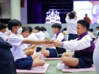 พิธีแสดงตนเป็นพุทธมามกะและการบริหารจิตเจริญปัญญา ระดับชั้นปร ... Image 222