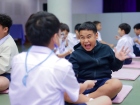 พิธีแสดงตนเป็นพุทธมามกะและการบริหารจิตเจริญปัญญา ระดับชั้นปร ... Image 239