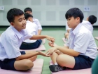 พิธีแสดงตนเป็นพุทธมามกะและการบริหารจิตเจริญปัญญา ระดับชั้นปร ... Image 246