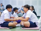พิธีแสดงตนเป็นพุทธมามกะและการบริหารจิตเจริญปัญญา ระดับชั้นปร ... Image 247