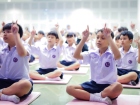 พิธีแสดงตนเป็นพุทธมามกะและการบริหารจิตเจริญปัญญา ระดับชั้นปร ... Image 249