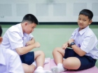 พิธีแสดงตนเป็นพุทธมามกะและการบริหารจิตเจริญปัญญา ระดับชั้นปร ... Image 259