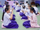 พิธีแสดงตนเป็นพุทธมามกะและการบริหารจิตเจริญปัญญา ระดับชั้นปร ... Image 263
